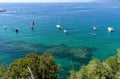 The turquoise sea of Ã¢â¬â¹Ã¢â¬â¹the port of Palinuro